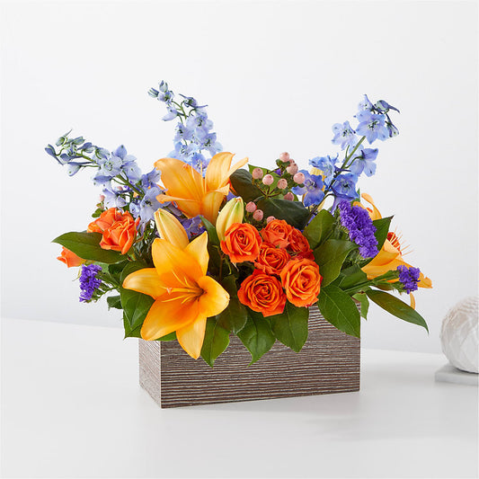 Radiant Citrus Box Bouquet